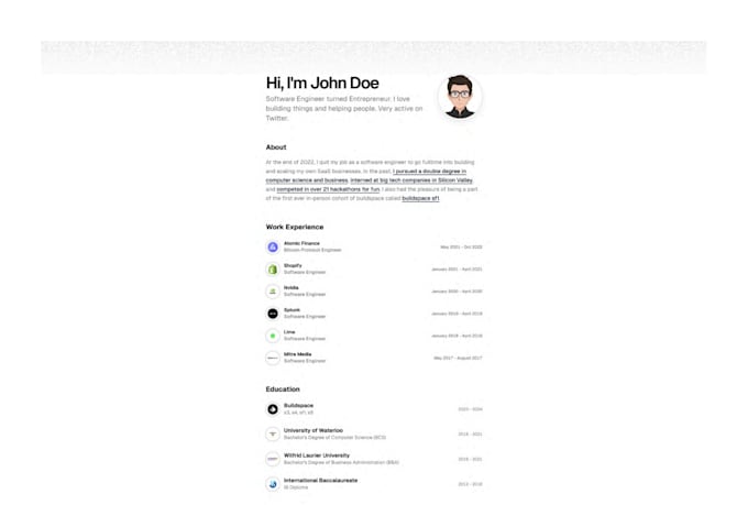 build fast responsive landing page for startup or business